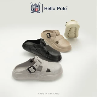 Hello Polo รองเท้าหัวโต รองเท้าแตะลําลอง UNISEX พื้นหนา กันลื่น วัสดุ EVAสไตล์ทันสมัย กลางแจ้ง เบาสบาย ลำลอง HP8049