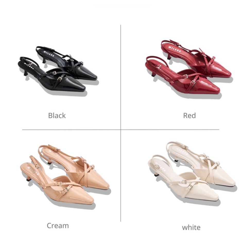 wilana รองเท้าคัทชูหัวแหลม รุ่น R-12