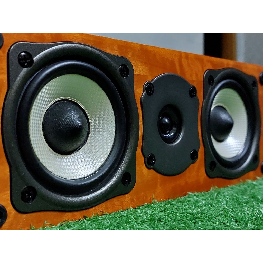 ลำโพง Center Onkyo รุ่นUWA-9Cจากตู้ญี่ปุ่นมือ2 ส/ก/ย/9.5/26.5/13/cm.ดอก 3 นิ้ว 2 ดอกคู่ เสียงสมบูรณ์