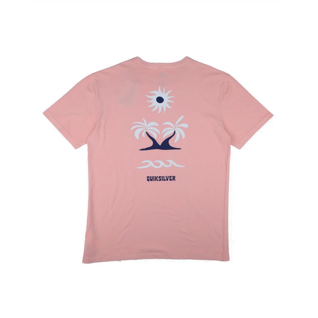 QUIKSILVER เสื้อยืดผู้ชาย CHASE THE SUN-PINK 244 UQYZT05560-MEF0