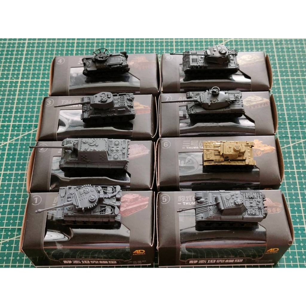 โมเดลรถถังสงครามโลก ขนาด1/144 ลายละเอียดคม โมเดลรถถัง 4Dโมเดล ราคา ถูกที่สุด ดีลบีเคเค แกลเลอรีภาพที่ 3