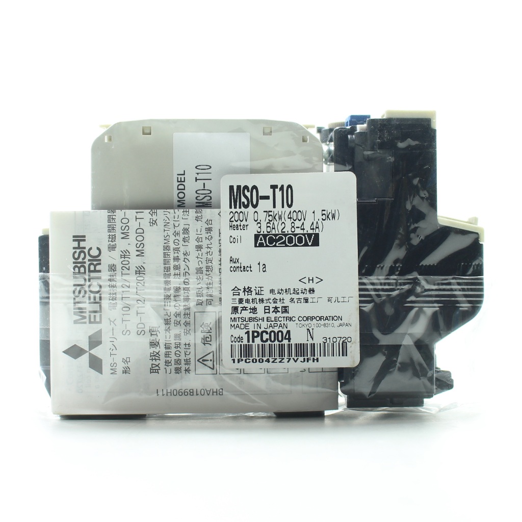 MSOT10 MITSUBISHI MAGNETIC CONTACTORS แมกเนติกโอเวอร์โหลด MITSUBISHI MSO-T10 MITSUBISHI MAGNETIC