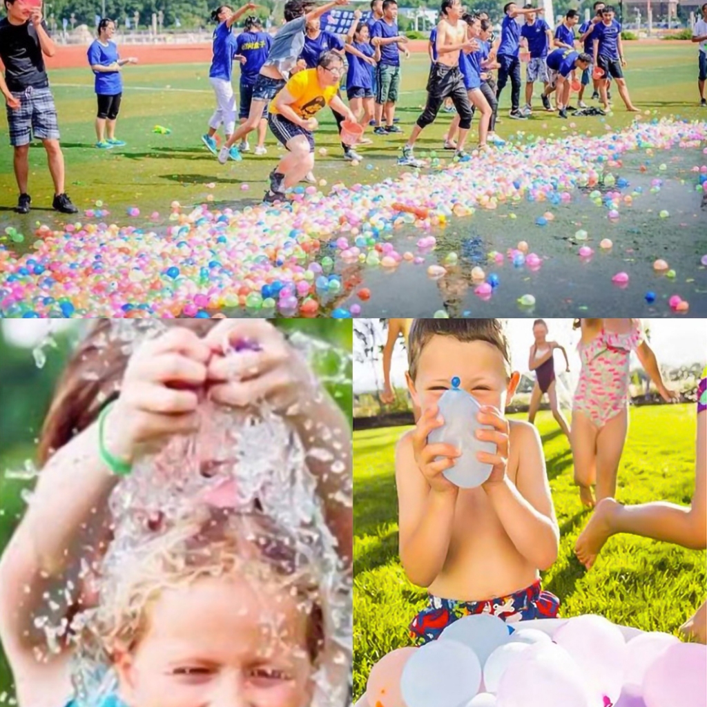 ลูกโป่งน้ำ Water Balloons 111 ลูก พร้อมหัวต่อสายยาง ลูกโป่งคละสี ราคา ถูกที่สุด ดีลบีเคเค แกลเลอรีภาพที่ 5