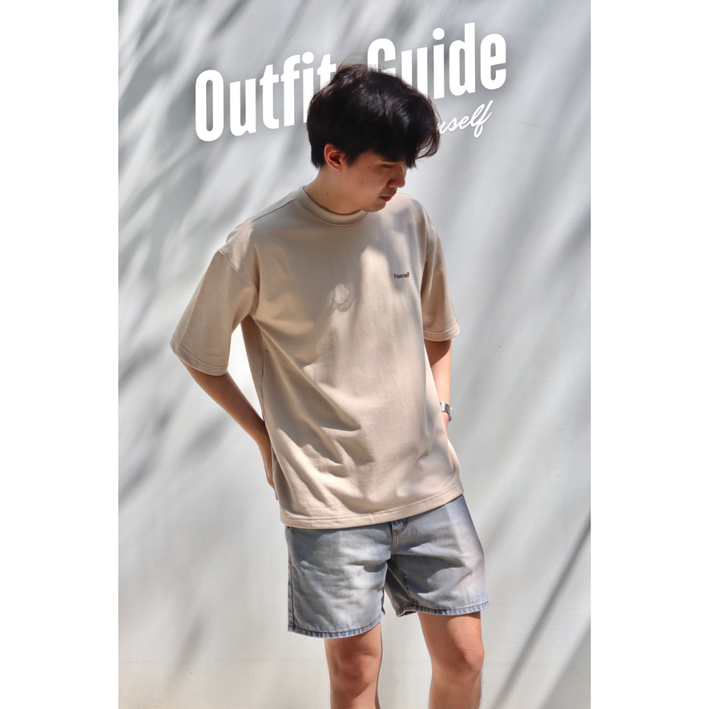 HIMSELF Classic Logo Tee เสื้อโอเวอร์ไซส์ รุ่นขายดี 🔥 ผ้าหนาอยู่ทรง ใส่มาทรงสวย ไม่ย้วยแน่นอน