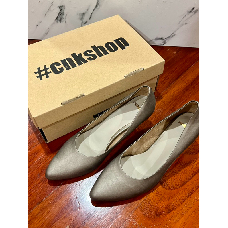 (used)รองเท้าส้นสูง สีGrey ยี่ห้อCNKShop