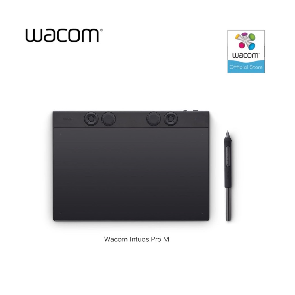 [New 2025] Wacom Intuos Pro Medium (PTK670) แท็บเล็ตพร้อมเมาส์ปากกาสำหรับวาดภาพกราฟฟิก ขนาดกลาง