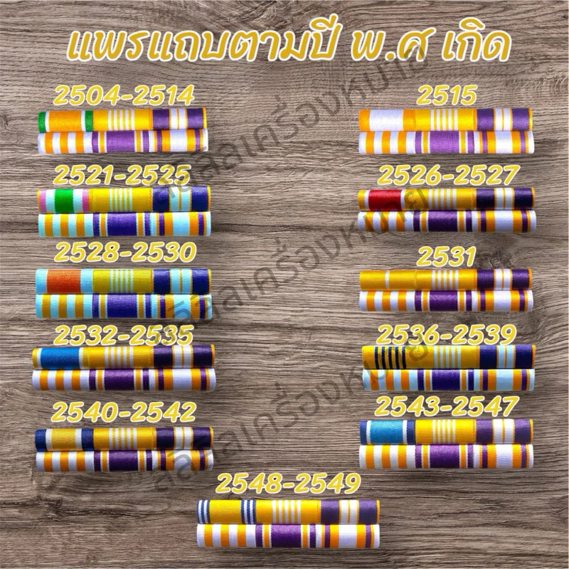 #ราคาถูกส่งเร็ว แถบสีตามปีพ.ศเกิดใหม่ล่าสุดถูกต้องตามระเบียบ ส่งของทุกวัน