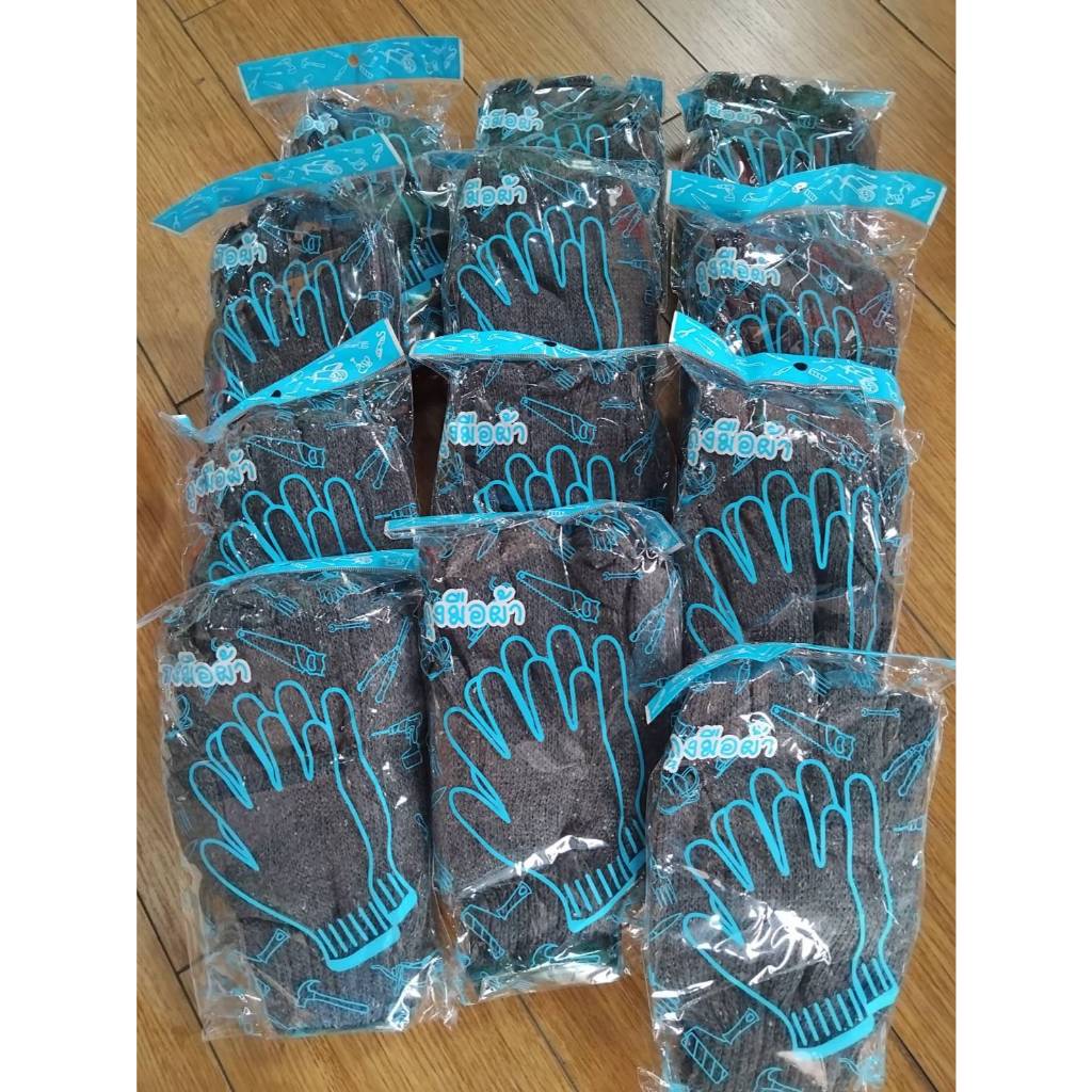 1โหล ถุงมือผ้าไหมพรม ถุงมือผ้าอย่างดี มีสีให้เลือก และแบบคละ ราคา ถูกที่สุด ดีลบีเคเค แกลเลอรีภาพที่ 4