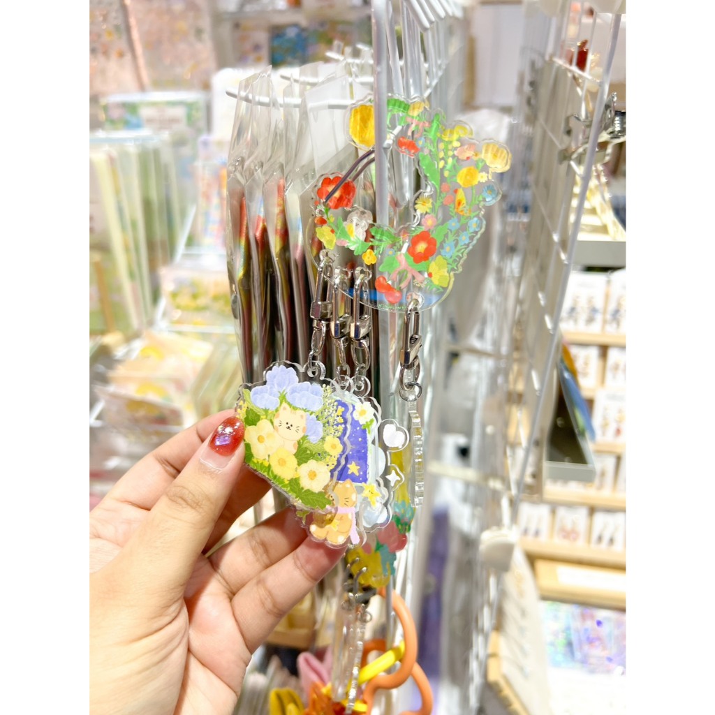 Acrylic Carabiner ตัวห้อยแขวนกระเป๋า เสริมพวงกุญแจ คาราบิเนอร์