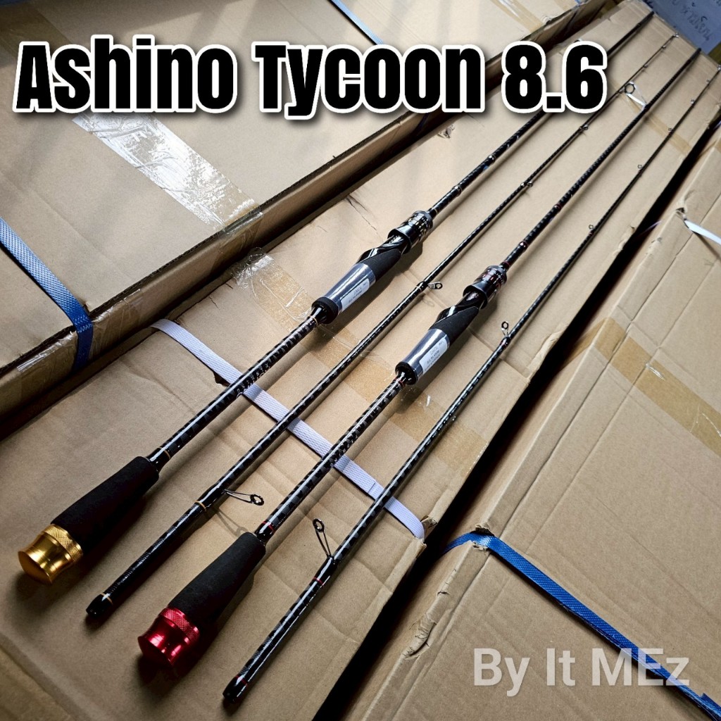 ของแท้ ราคาถูก ❗❗ คันตกหมึก กราไฟท์ IM9 Ashino Tycoon 8.6 ฟุต 2 ท่อน เหมาะสำหรับตกหมึก ตกปลาเกล็ด ตกสปิ๋ว Spinning