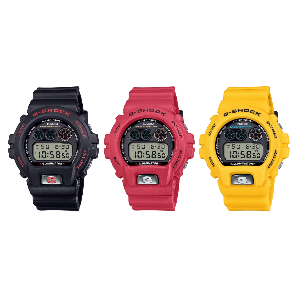 Casio G-Shock นาฬิกาข้อมือผู้ชาย สายเรซิน รุ่น DW-6900TR, DW-6900TR-1, DW-6900TR-4, DW-6900TR-9
