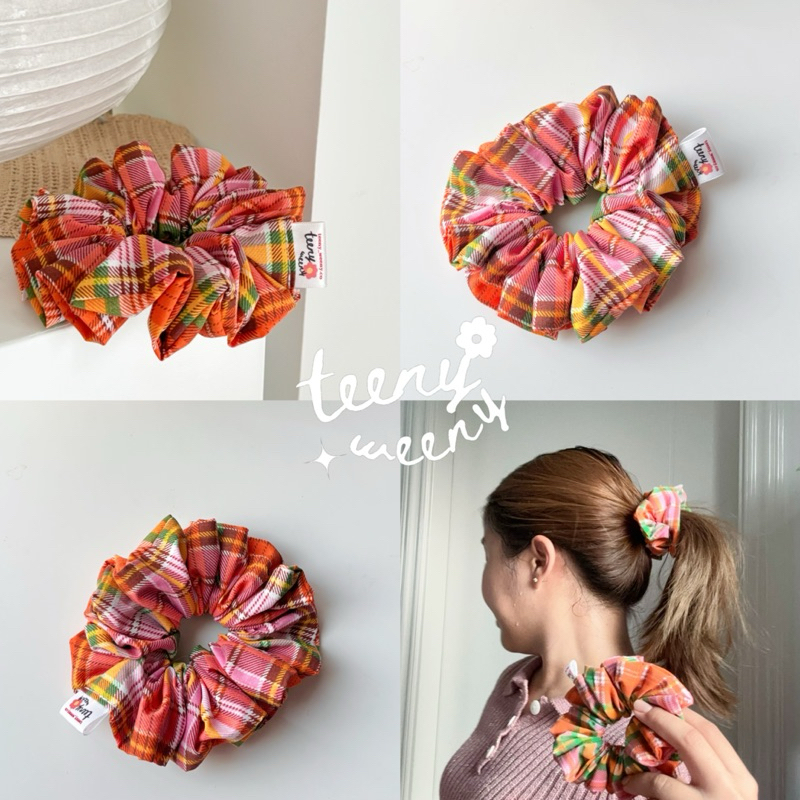 มีสีเข้าใหม่ !5.5 WENDY Scrunchy 🌼🍩teenyweeny.co 🎀โดนัทมัดผม ผ้าอย่างดี สกรีนแบรนด์teenyweeny พร้อมส