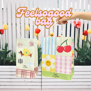 feelsogood.co bag - paper bagถุงกระดาษถุงของขวัญ,ถุงวันคริสต์มาส🛍️