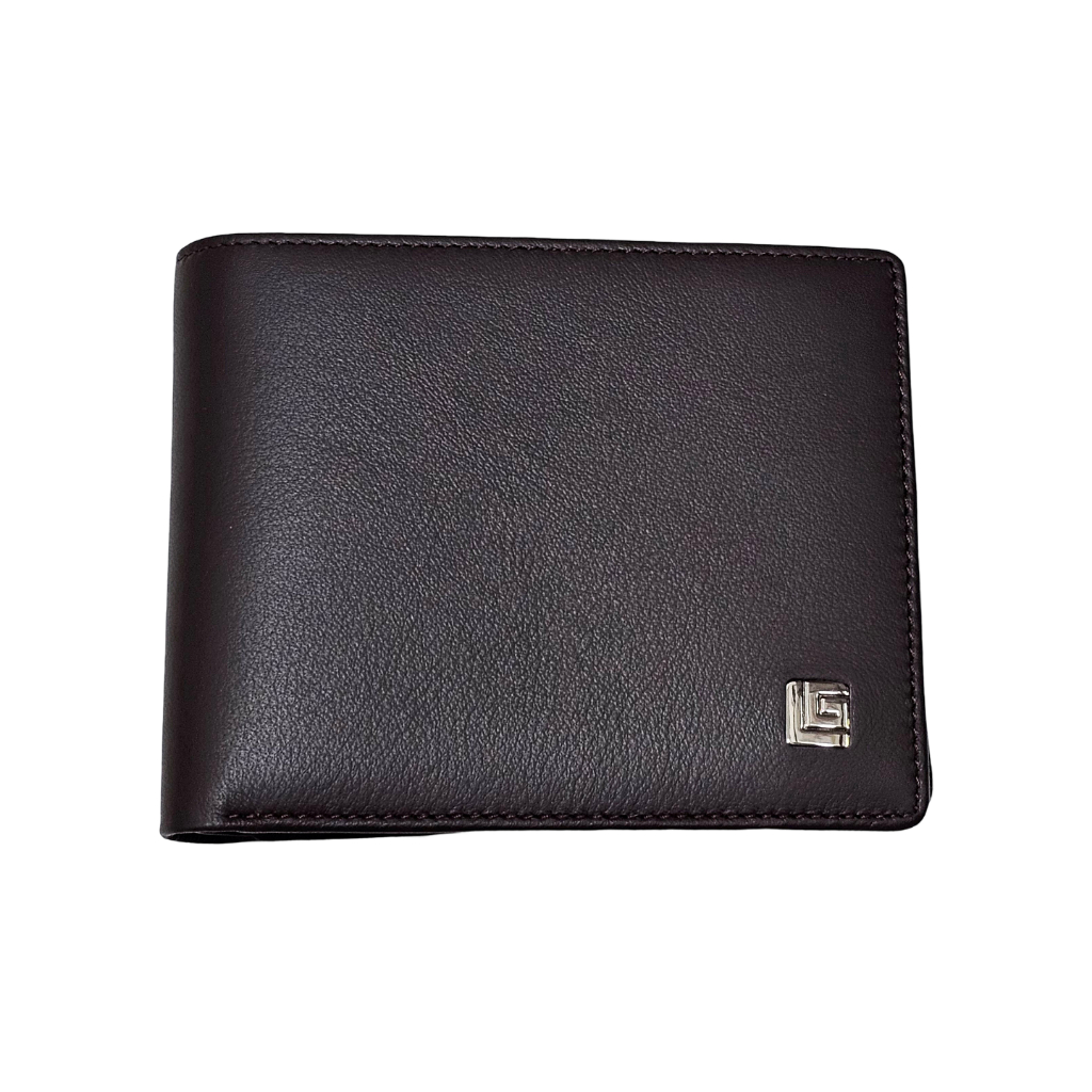 Guy Laroche กระเป๋าสตางค์ พับสั้นมีชิ้นเครดิตเปิดซ้าย สีน้ำตาล รุ่นCENTURIONII (BW12545R5)