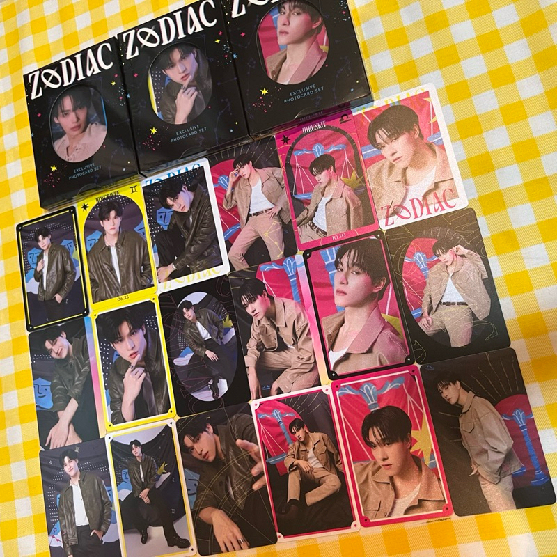 cutiepie-(พร้อมส่งgmmtv💯)Zodiac การ์ดของสะสมสกายนานิ วิน กล่องนึงมี9ใบ GMMTV