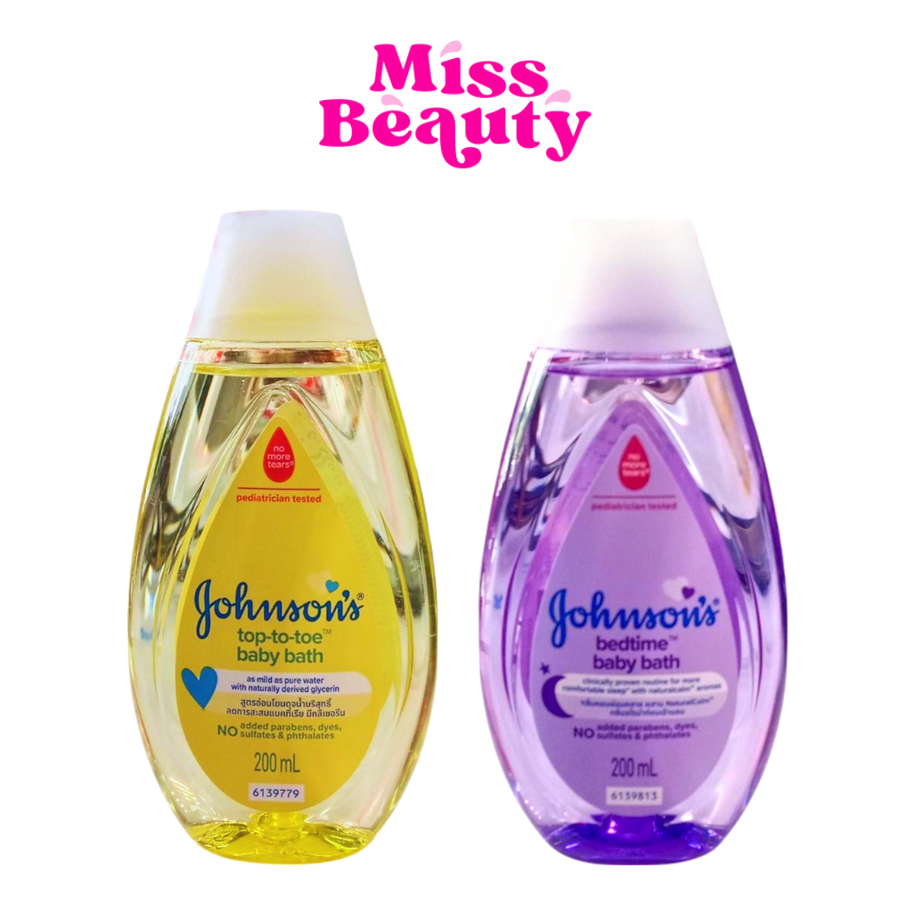 (ขวด) Johnson's Baby Bath จอห์นสัน สบู่เหลวอาบน้ำ 200 มล.