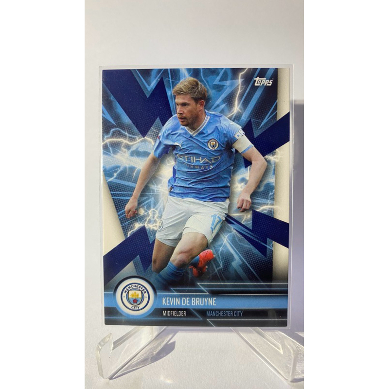 การ์ดสำหรับสะสม นักฟุตบอล Kevin de Bruyne, TOPPS 2023