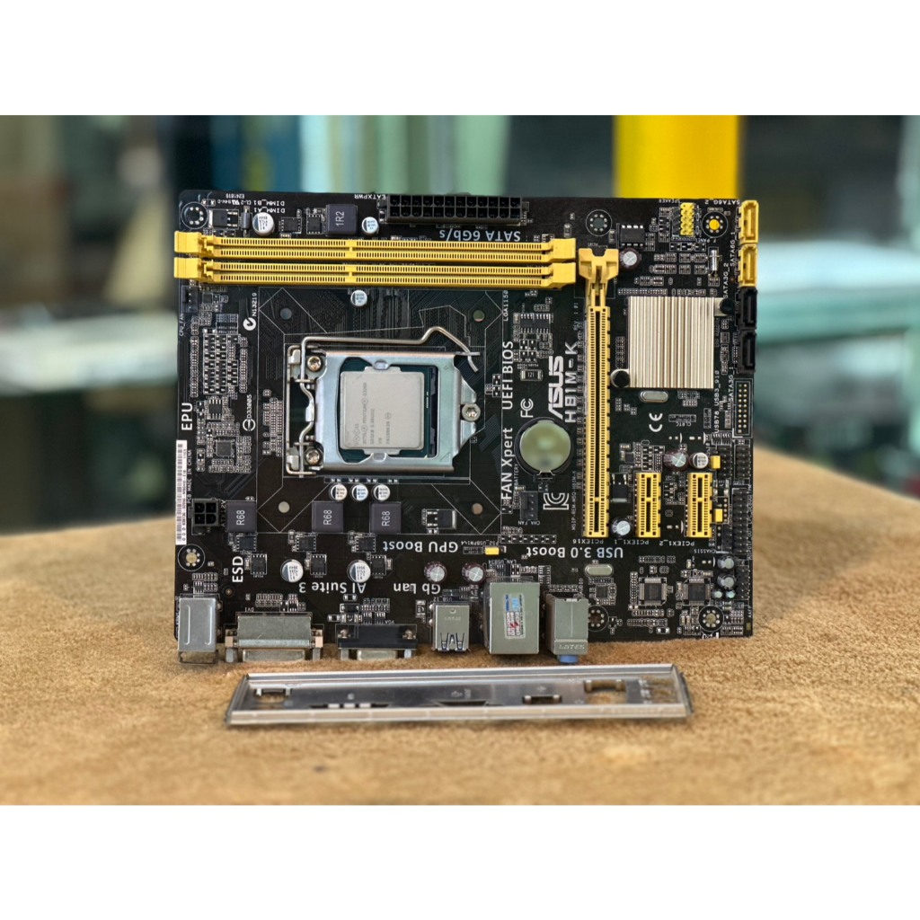 ขายMain Boardพร้อมCPU MAINBOARD (เมนบอร์ด) 1150 ASUS H81M-K
