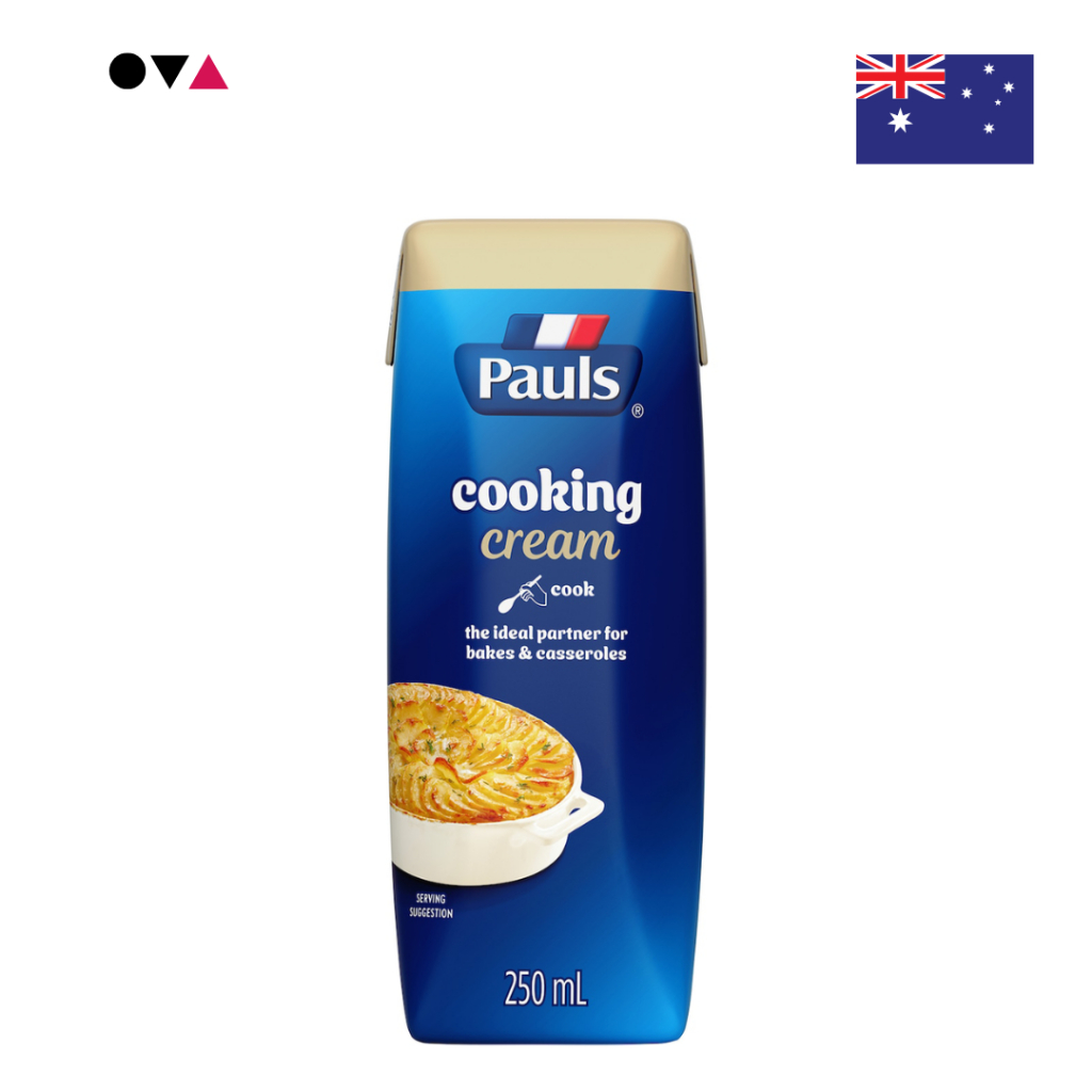 Pauls Cooking Cream 250ml ครีมปรุงอาหาร ซอสพาสต้า เบเกอรี่ แกง และซุปเข้มข้น