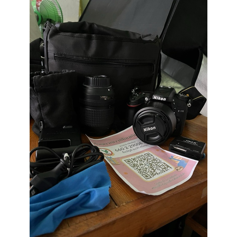 กล้องnikon d7200 เลนส์2ตัว (มือสอง)
