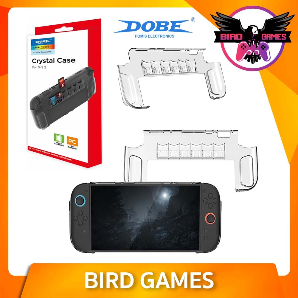 Dobe Crystal case กรอบใส Nintendo Switch 2 [Protective Crystal Case] [เคสใส switch2] [เคส nintendo s