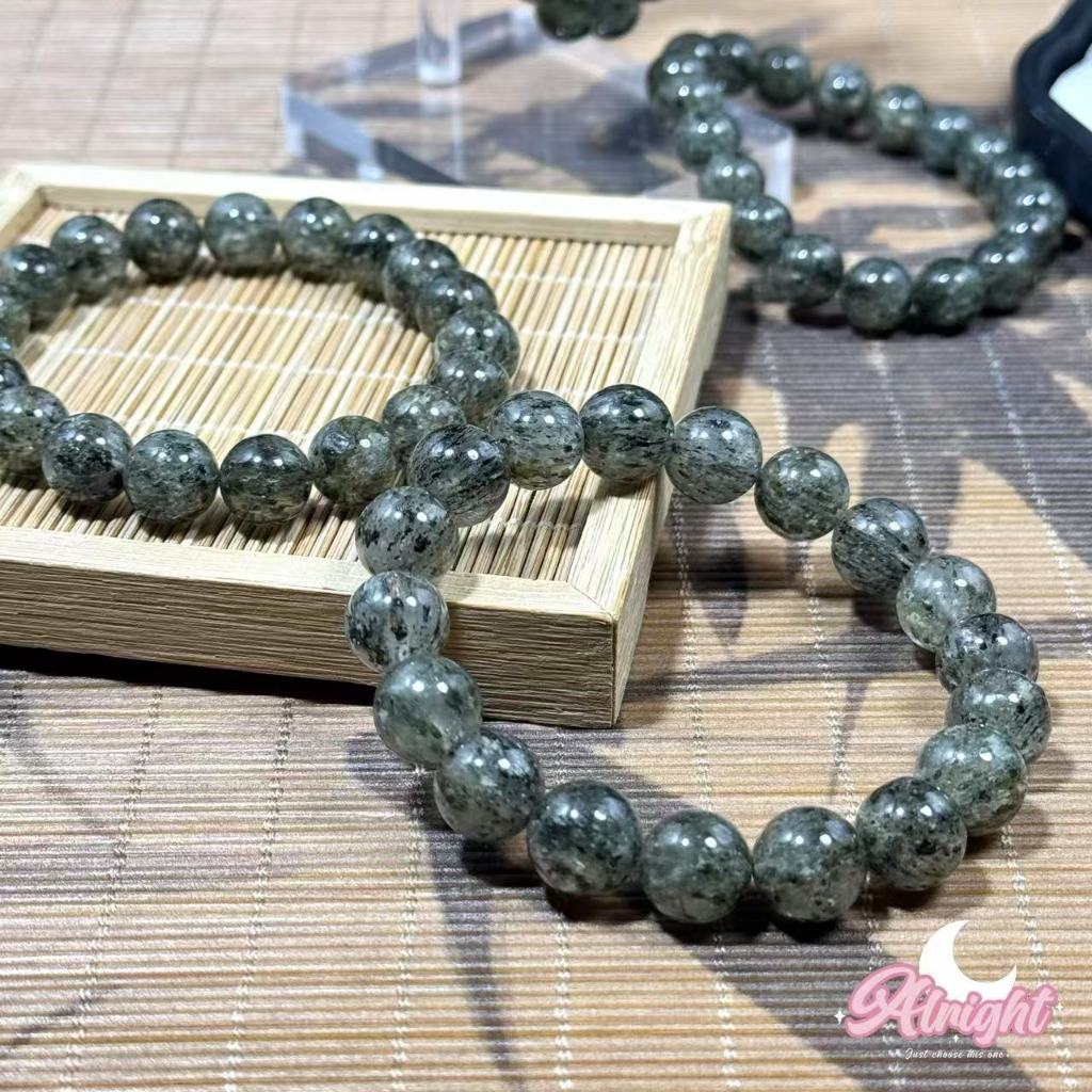 กำไลหินไหมเขียว ข้อมือหินโป่งข่าม เติบโตไปด้วยกัน การผสมผสาน หินเสริมดวง ลบพลังงานลบ หินเสริมดวงรัก
