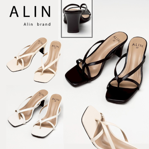 ALIN รองเท้าส้นสูง 2.7นิ้ว รุ่น วารีโน่ ใส่สวย ทรงกีะชับแนะนำ+1ไซส์