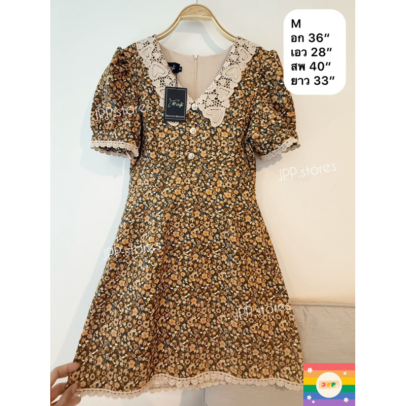 เดรสสั้น ป้าย AP style size M