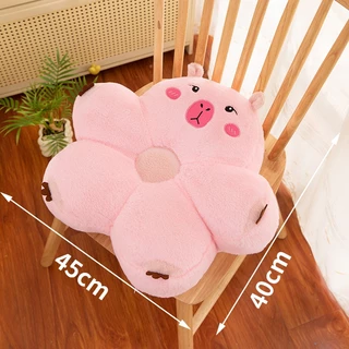 🔥พร้อมส่ง🔥Capybara เบาะรองนั่ง หมอนอิง เบาะนั่งเก้าอี้ นุ่มสบาย หมอนรองนั่ง 45*40 Cm