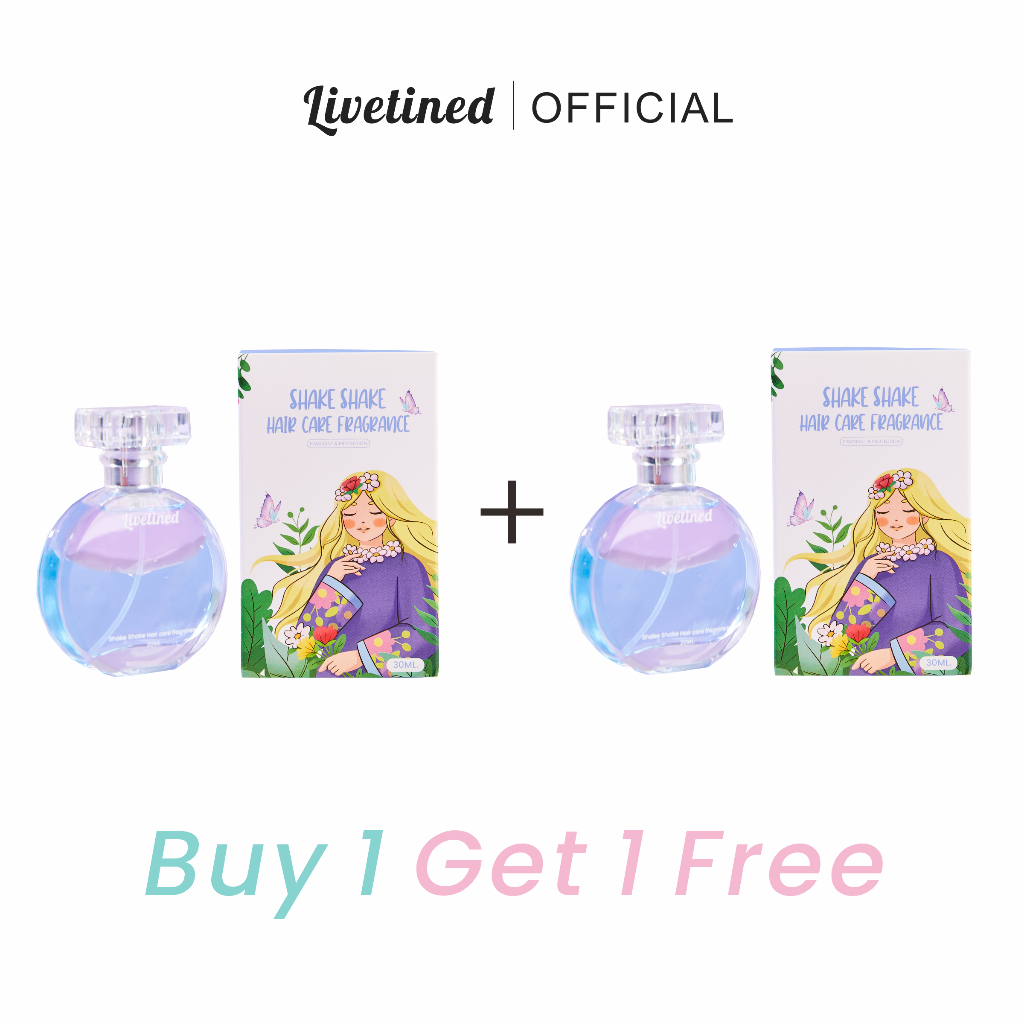 ลิฟทิเนด ลดผมร่วง ผมนุ่มหอม การเก็บกลิ่นหอมตลอด 24 ชั่วโมง Livetined Shake Shake Hair Care Fragrance 30ml