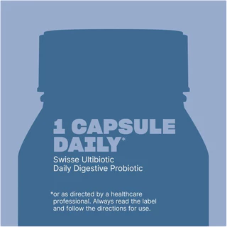 Swisse Ultibiotic Daily Digestive Probiotic 90 Capsules โปรไบโอติกจุลินทรีย์ที่มีประโยชน์