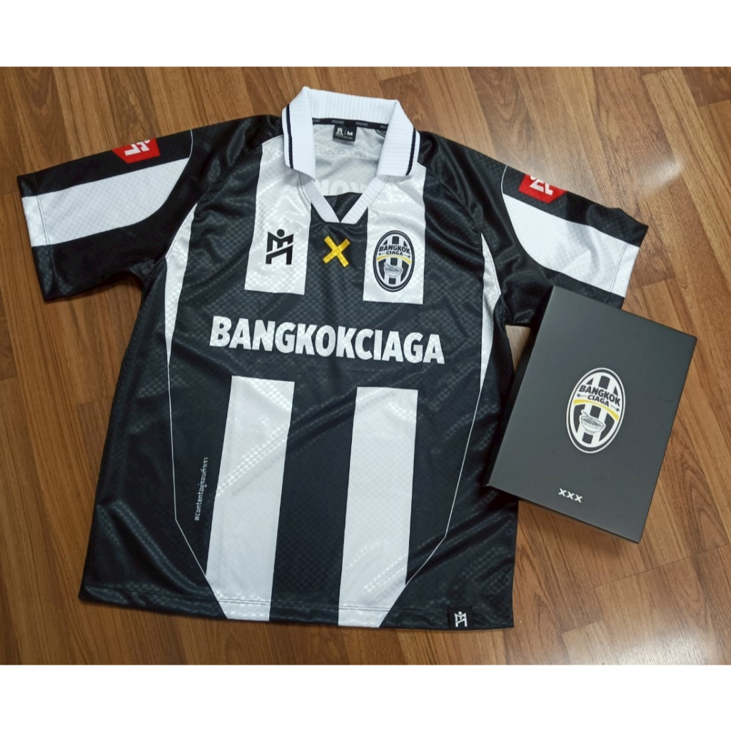 ของแท้ Bangkokciaga x IMANE เสื้อ ฟุตบอล +BOXSET Over Size แฟชั่น  Jersey เสื้อกีฬา เสื้อวินเทจ Size
