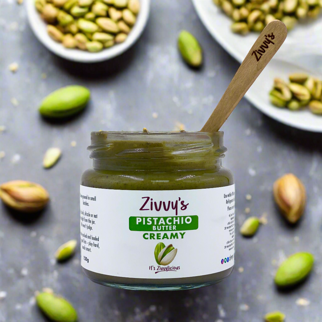 เนยถั่วพิสตาชิโอครีมมี่ 100% Pistachio Butter | Zivvy's