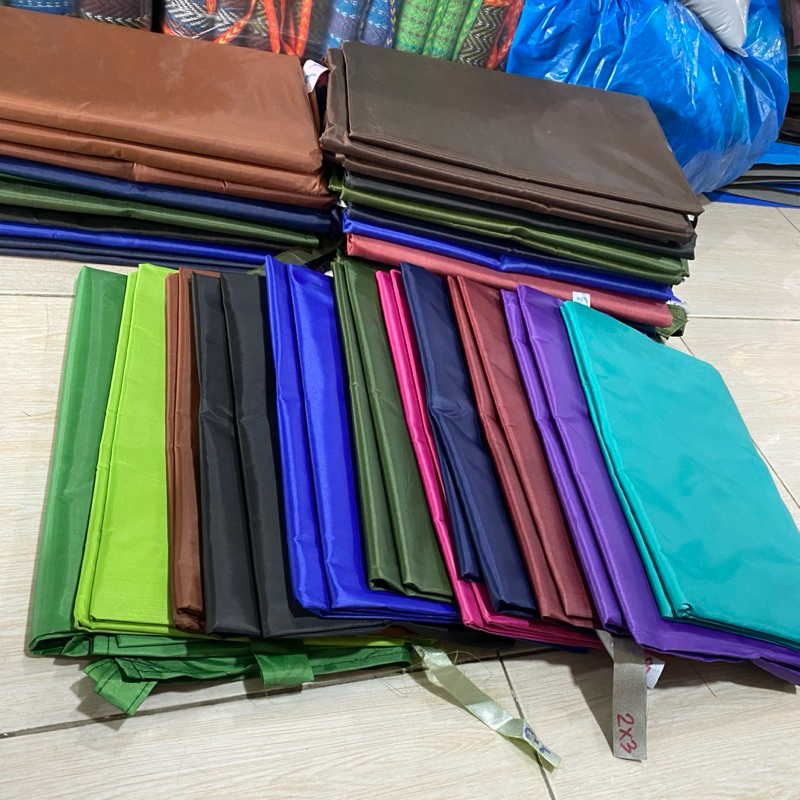 ผ้าใบฟลายชีท UV ผ้าร่มฟลายชีท ผ้าใบกันแดด กันฝน ผ้าใบคลุมรถ 2×3 3x4 4x6 ผ้าเต็นท์