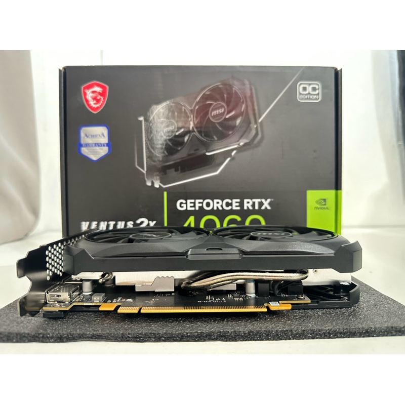 VGA MSI RTX4060 VENTUS 2X BLACK OC 8GB (มือ1-2)