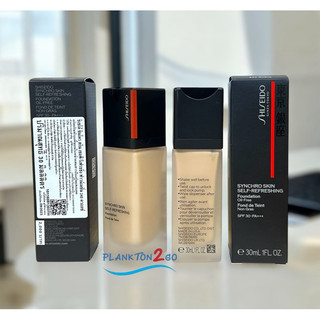 รองพื้นสูตรใหม่ SHISEIDO Synchro Skin Self-Refreshing Foundation Oil Free SPF30 PA+++ 30ml ผิวมัน ฉลากไทย ผลิต 9/23