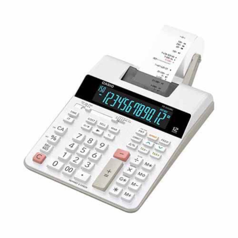 FR-2650RC เครื่องคิดเลขพิมพ์กระดาษ Casio 12 หลัก ของแท้ ของใหม่ ประกันศูนย์2ปี