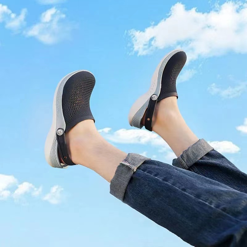 (สินค้าพร้อมจัดส่ง)Crocs Literide 360 Clog รองเท้าผู้ชายรองเท้าแตะขี้เกียจลําลองรองเท้าแตะกลางแจ้ง/แจกตัวติดรองเท้า