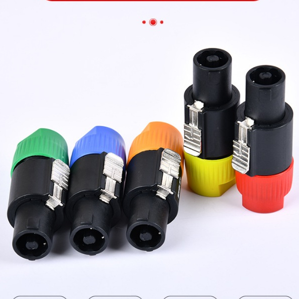 TDP SOUND สเปคคอนSpeakonปลั๊กแจ็คต่อลำโพง ปลั๊กสเปคคอนตัวผู้ แบบหมุนล็อค สำหรับต่อสายลำโพง เลือกสีได้