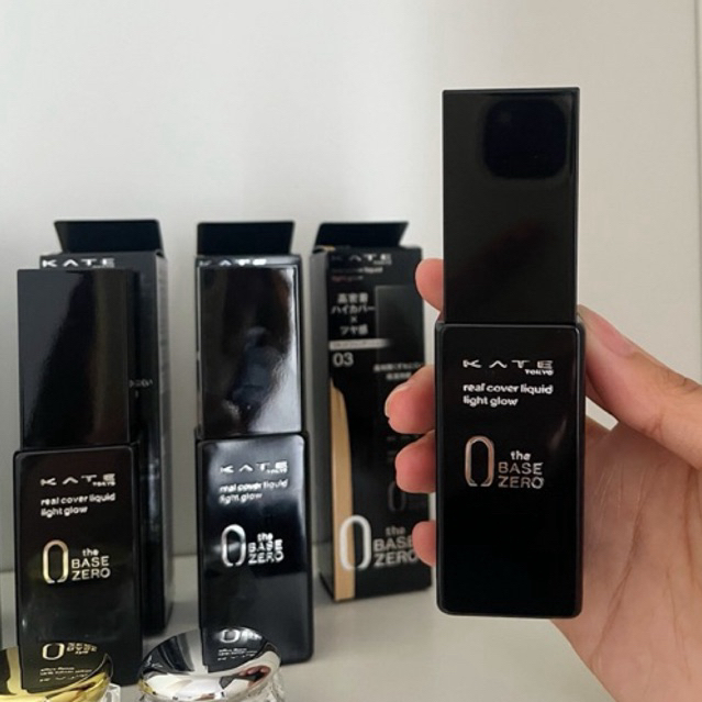 ส่งฟรี🍟 แบ่งขายรองพื้น Kate real cover liquid light Glow ผิวโกลว์ รองพื้นเคท
