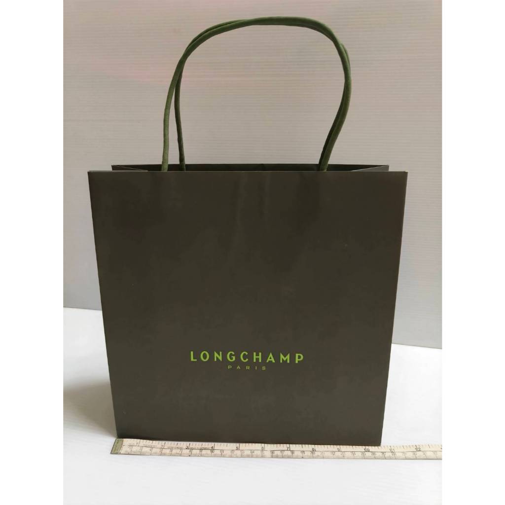 ถุงกระดาษ Longchamp  size 10.5 "x 4 "x 11"