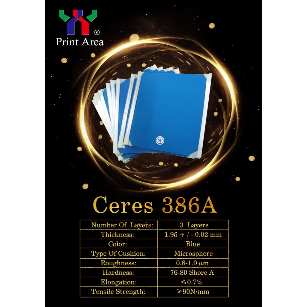 ผ้ายาง Rubber Blanket 670​ x​ 567 mm + Bar