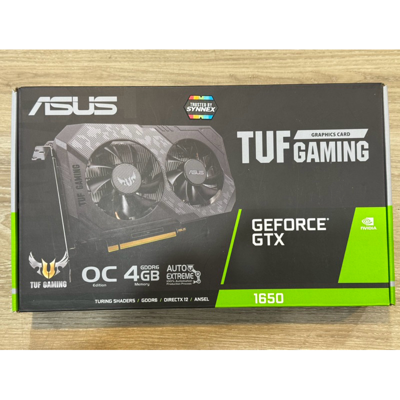 VGA (การ์ดจอ) ASUS TUF/ Gigabyte GTX1650 O4GD6 P GAMING - 4GB GDDR6 สินค้ามือสอง