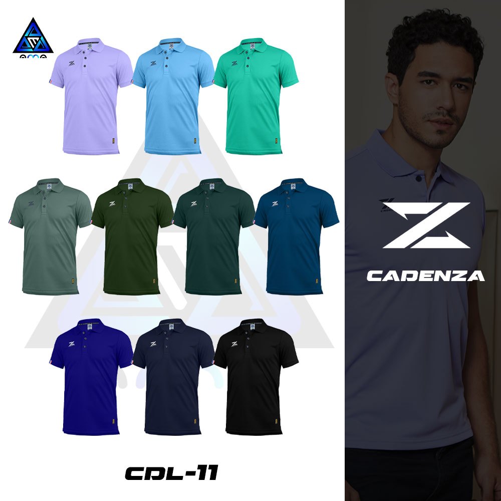 ลดแล้วลดอีก30%  CADENZA รุ่น CLASSIC รหัส CDL-11 คาเดนซ่า เสื้อโปโลผู้ชาย ชุด 1 แท้100%