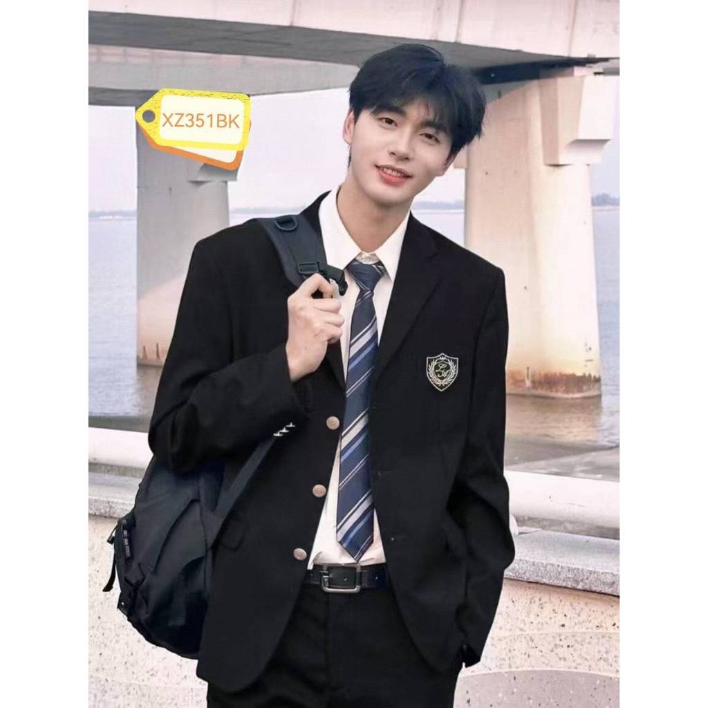 ขนาดใหญ่ ชุดสูทผู้ชาย เสื้อเบลเซอร์แขนยาวผู้ชาย เกาหลี ใส่ได้ทั้งชายและหญิง สูท สไตล์เกาหลี ✨