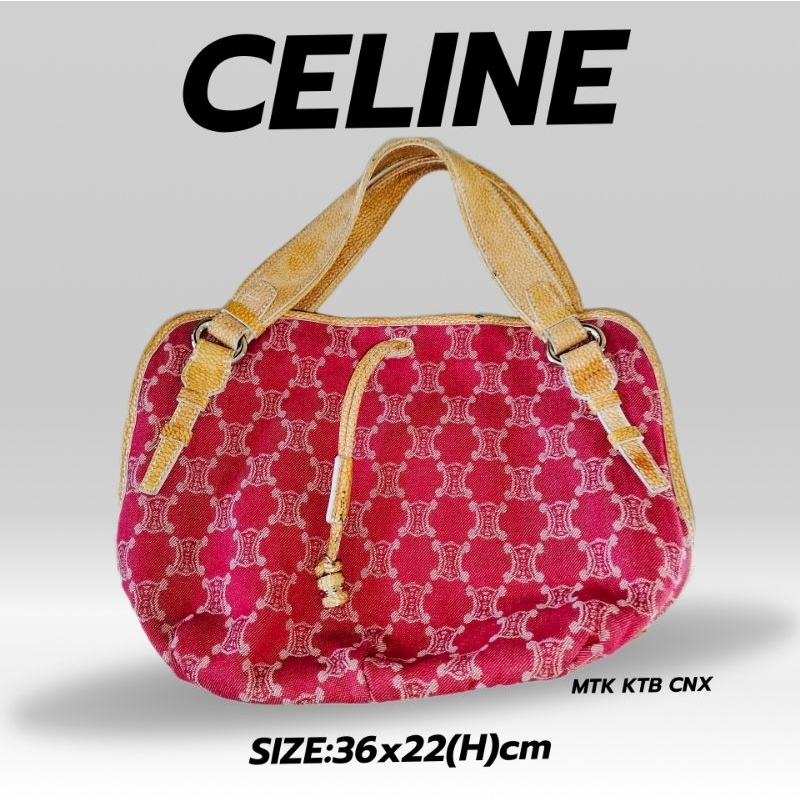 กระเป๋าถือCelineแท้มือสองญี่ปุ่น