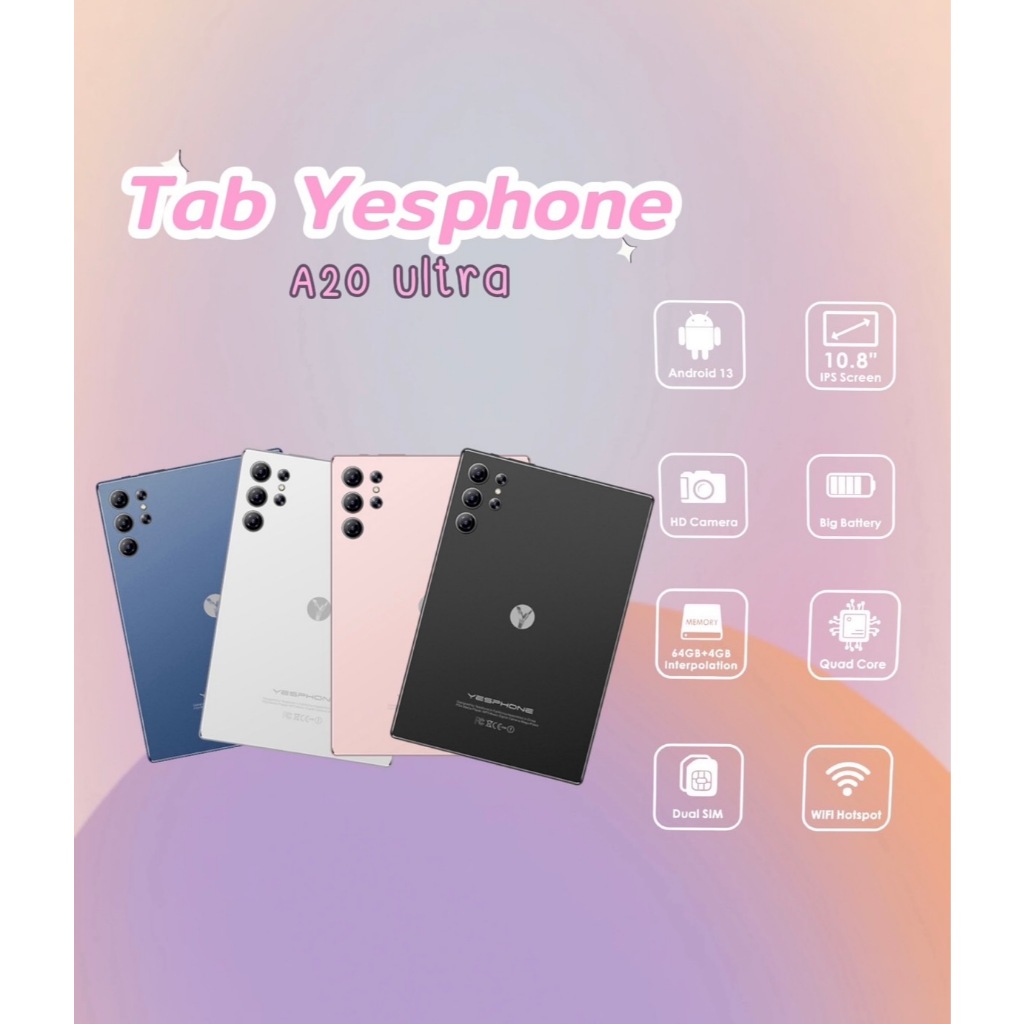 Yesphone A20 Ultra แท็บเล็ต หน้าจอ 10.1นิ้ว