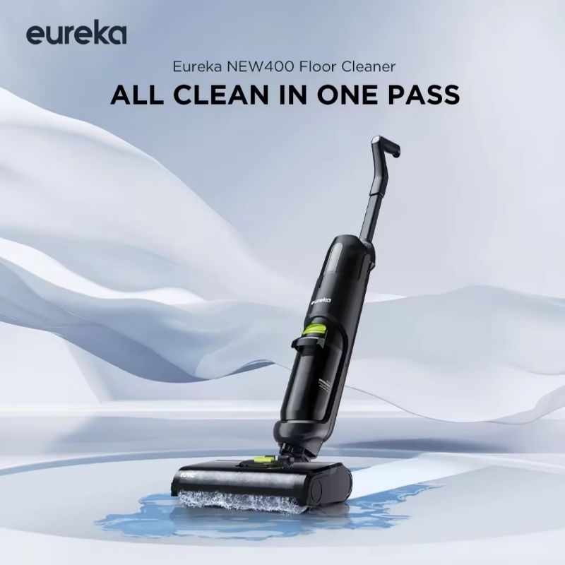 AUTOBOT x Eureka New 400 เครื่องล้างพื้น เครื่องดูดฝุ่น ไร้สาย ดูดน้ำ ขัดถูพื้น ใส่น้ำยาได้ ทำความสะ