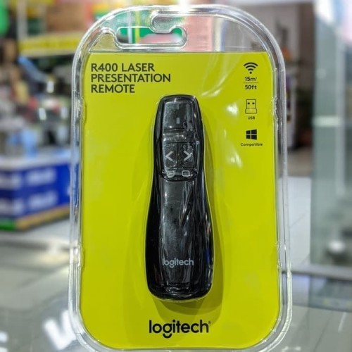 Logitech R400 Laser Presentation Remote รีโมตนำเสนอเลเซอร์ ของแท้รับประกันศูนย์