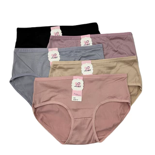 กางเกงในผ้านิ่มแพ็ค10ตัว คละสี ยืดหยุ่นได้ดี M,L,XL,2XL,3XL,4XL โทนสีเข้ม ระบายอากาศได้ดี
